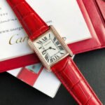 TANK SOLO PINK GOLD DIAMOND BEZEL RED CROCODILE LEATHER - Image 9