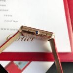 TANK SOLO PINK GOLD DIAMOND BEZEL RED CROCODILE LEATHER - Image 14