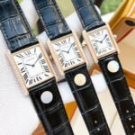 TANK MUST SILVER CASE DIAMOND BEZEL LEATHER - Image 11
