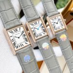 TANK MUST SILVER CASE DIAMOND BEZEL LEATHER - Image 13