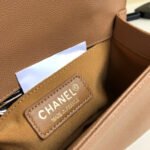 CC MEDIUM 25 BOY BAG IN ASH BROWN LAMBSKIN SILVER HARDWARE - Image 15