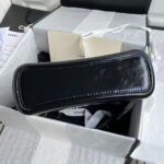 CC GABRIELLE MEDIUM 28 HOBO BAG IN BLACK MIX WHITE CALFSKIN - Image 14