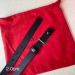 REVERSIBLE VLOGO SIGNATURE BELT IN GLOSSY ALL BLACK CALFSKIN SHW 20 MM - Image 12