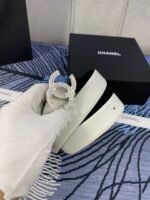 CHANEL 25S BELT 30 MM IN WHITE CALFSKIN WITH SILVER HARDWARE 615098 - Image 8