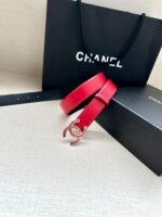 CHANEL 25S BELT 30 MM IN RED CALFSKIN 616970 - Image 15