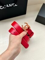 CHANEL 25S BELT 30 MM IN RED CALFSKIN 616970 - Image 16