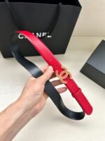 CHANEL 25S BELT 30 MM IN RED CALFSKIN 616970 - Image 12