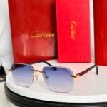 SANTOS NAVIGATOR FRAME SUNGLASSES 524479 IN METAL AND WOODEN - Image 12