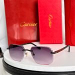 SANTOS NAVIGATOR FRAME SUNGLASSES 524479 IN METAL AND WOODEN - Image 5