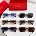 SANTOS ROUND FRAME SUNGLASSES 524480 IN METAL AND WOODEN - Image 16