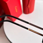 SANTOS ROUND FRAME SUNGLASSES 524480 IN METAL AND WOODEN - Image 18