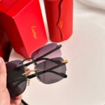 SANTOS ROUND FRAME SUNGLASSES 524480 IN METAL AND WOODEN - Image 17