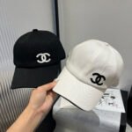 BASEBALL HAT IN WHITE WITH BLACK TRIM 673994 - Image 2