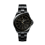 BALLON BLEU 42 BLACK DIAL LEATHER BRACELET - Image 8