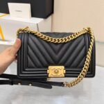 BOY BAG MEDIUM 25 BLACK HARDWARE - Image 8
