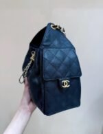 CC 25 HANDBAG IN BLACK 30 GRAINED CALFSKIN GOLD HARDWARE - Image 17