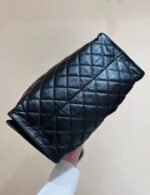 CC 25 HANDBAG IN BLACK 40 GRAINED CALFSKIN GOLD HARDWARE - Image 16