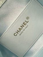CC 25 MINI HANDBAG 22CM IN BABY BLUE GRAINED CALFSKIN GOLD HARDWARE - Image 11