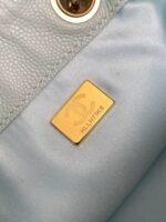 CC 25 MINI HANDBAG 22CM IN BABY BLUE GRAINED CALFSKIN GOLD HARDWARE - Image 2