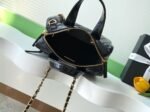 CC HANDBAG 21 IN BLACK PATENT QUILTED CALFSKIN WITH GOLD CHAIN - Image 11