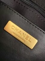 CC HANDBAG 21 IN BLACK PATENT QUILTED CALFSKIN WITH GOLD CHAIN - Image 2
