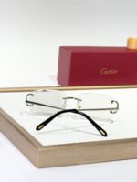 PHOTOCHROMIC LENSES C DE SQUARE FRAME SUNGLASSES CT0093O IN METAL - Image 5