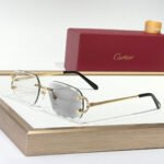 PHOTOCHROMIC LENSES C DE SQUARE FRAME SUNGLASSES CT0093O IN METAL - Image 12
