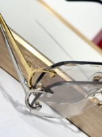 PHOTOCHROMIC LENSES C DE SQUARE FRAME SUNGLASSES CT0093O IN METAL - Image 9