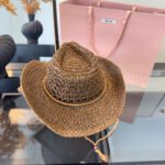 MIUMIU STRAW COWBOY HAT STYLE 19 - Image 6