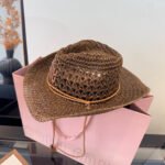 MIUMIU STRAW COWBOY HAT STYLE 19 - Image 12