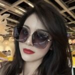 SQUARE FRAME SUNGLASSES G3142 IN ACETATE AND METAL - Image 18