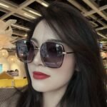 SQUARE FRAME SUNGLASSES G3142 IN ACETATE AND METAL - Image 17