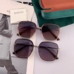 SQUARE FRAME SUNGLASSES G3142 IN ACETATE AND METAL - Image 5