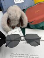 AVIATOR FRAME SUNGLASSES G41805 IN METAL - Image 6