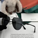 AVIATOR FRAME SUNGLASSES G41805 IN METAL - Image 3