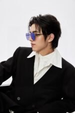 AVIATOR FRAME SUNGLASSES G41805 IN METAL - Image 9