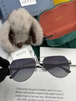AVIATOR FRAME SUNGLASSES G41805 IN METAL - Image 7
