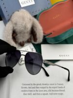 AVIATOR FRAME SUNGLASSES G41805 IN METAL - Image 11