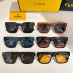 ROMA SQUARE FRAME SUNGLASSES FFF0053 IN ACETATE - Image 16