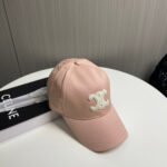BASEBALL CAP MODEL 650711 IN LIGHT PINK COTTON - Image 3