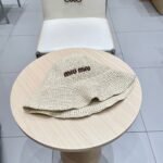 MIUMIU RAFFIA BUCKET HAT STYLE 70 - Image 13