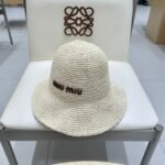 MIUMIU RAFFIA BUCKET HAT STYLE 70 - Image 14