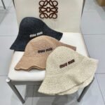 MIUMIU RAFFIA BUCKET HAT STYLE 70 - Image 18
