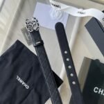CHANEL 25S BELT 30 MM IN BLACK CALFSKIN 616606 - Image 9