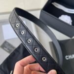 CHANEL 25S BELT 30 MM IN BLACK CALFSKIN 616606 - Image 12