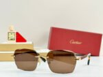 PREMIÈRE GEOMETRIC FRAME SUNGLASSES 530303 IN METAL AND WOODEN - Image 3