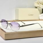 C DE RIMLESS ROUND FRAME SUNGLASSES CT0611S IN METAL - Image 10