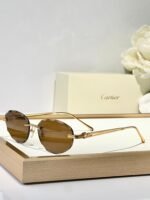 C DE RIMLESS ROUND FRAME SUNGLASSES CT0611S IN METAL - Image 14