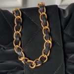CHANEL 25S BOW BAG 38 IN BLACK VELVET WITH GOLD HARDWARE - Image 14