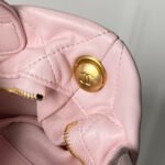 CHANEL 25S MINI BOW BAG 26 IN PINK LAMBSKIN WITH GOLD HARDWARE - Image 4